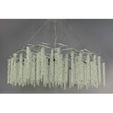 Люстра кришталева гліцинія на 13 ламп цоколь Е14 регульований підвіс