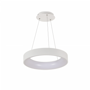 Люстра круглая подвесная белая LED 50W 3000–6500K ночной режим