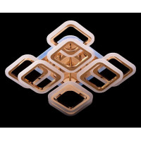 Люстра LED 144 Вт с регулировкой яркости золота, 3000-6500К, RGB-подсветка