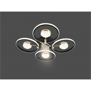 Люстра led 165Вт з димером і трьома режимами світіння 62см