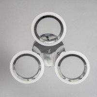 Люстра led 36Вт 3000-6500К 3 источника света хром дистанционное управление