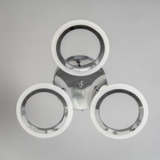 Люстра led 36Вт 3000-6500К 3 источника света хром дистанционное управление