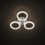 Люстра led 36Вт 3000-6500К 3 джерела світла хром дистанційне керування - фото №1