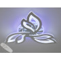 Люстра led 55W 3200-6500К з акриловими пелюстками та rgb підсвіткою,  на пульті - фото №1