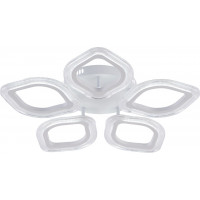 Люстра led 70W білий корпус геометричний дизайн IP20 зміна кольору з пультом