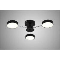 Люстра лед мінімалістична 72Вт 3 джерела світла з пультом 3000-6000К  IP20 ...