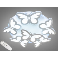 Люстра led стельова з метеликами 105 Вт, RGB, 3200–6000K з пультом