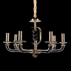 Люстра на 7 источников света E14 классическая золото черный IP20