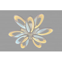 Люстра потолочная с лепестками акриловая 3000K-6000K 110Вт пульт д/у, с диммированием