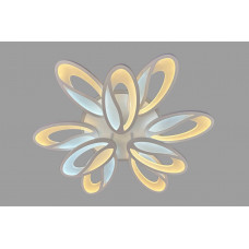 Люстра на стелю з пелюстками акрилова 3000K-6000K 110Вт пульт д/к, з дімуванням 