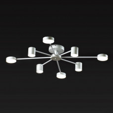 Люстра під стелю на 8 лед-модулів біла 3000-6000К 96Вт IP20 з пультом