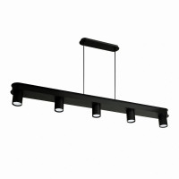 Люстра подвесная на 5 ламп GU10 металлические плафоны для дома