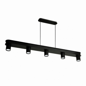 Люстра подвесная на 5 ламп GU10 металлические плафоны для дома