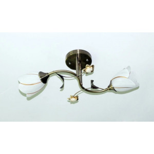 Люстра стельова бронза з 2 лампами E27