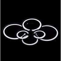 Люстра стельова led 6 контурів 192Вт регулювання світла, димер