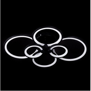 Люстра потолочная led 6 контуров 192Вт регулировка света, димер