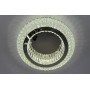 Люстра потолочная led хрустальная круглая с пультом 3200-6000К 140 Вт d50 см IP20 хром - фото №3