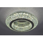 Люстра потолочная led хрустальная круглая с пультом 3200-6000К 140 Вт d50 см IP20 хром - фото №1