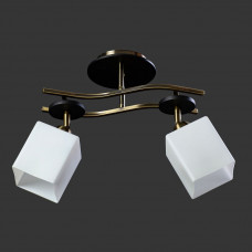 Люстра потолочная с 2 поворотными плафонами цоколь Е27 бронза