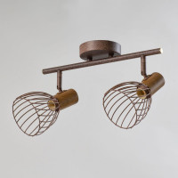 Люстра стельова з поворотними плафонами Е14, індустріальний стиль