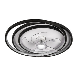 Люстра светодиодная 70Вт с вентилятором 6 скоростей, регулировка света на пульте