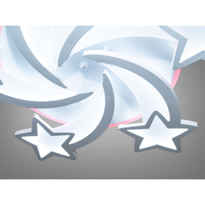 Люстра світлодіодна для дитячої 85W зірки rgb-підствітка, пульт, димер