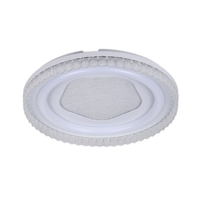 Люстра светодиодная для гостиной 80Вт Ø480мм пятиугольник 3000-6000К белая