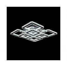 Сучасна люстра "кришталева" світлодіодна з пультом 3000-6000К 320Вт IP20 нікель-хром