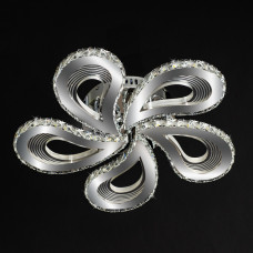 Люстра світлодіодна "кришталева квітка" на пульті 3000-6000К 150Вт IP20 хром