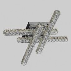 Люстра світлодіодна "Лінії світла" в хромі 3000-6000К 72Вт IP20 з пультом