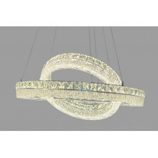 Люстра світлодіодна підвісна 2 кільця з пультом 115Вт 3200-6000К IP20 регульована висота  