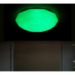 Люстра светодиодная звездное небо 100Вт 3000-6000К+RGB Ø450мм с пультом и р...