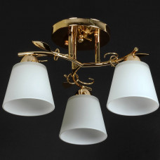 Люстра в стилі прованс золото 3 джерела світла Е27