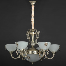 Люстра з декоративними елементами 7 джерел світла цоколь Е27