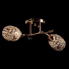 Люстра с декоративными плафонами арт-деко на 2 плафона Е27