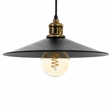 Підвісний світильник кантрі метал Ø340мм цоколь E27 чорний 