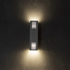 Металеве бра біле з двостороннім підсвічуванням цоколь Е27