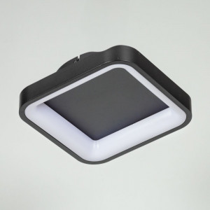 Мінімалістичний led світильник 44 Вт 3200-6000К з димером 30×30 см чорний 