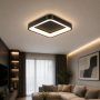 Мінімалістичний led світильник 44 Вт 3200-6000К з димером 30×30 см чорний  - фото №1