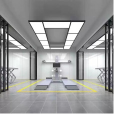 Модульный led светильник подвесной 640W 4200х2400мм 5000К белый природный