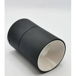 Накладной спот светодиодный 12 Вт черный корпус 4000K