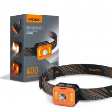 Налобний ліхтар світлодіодний 400Lm 5000K VIDEX VLF-H085-OR  8 режимів