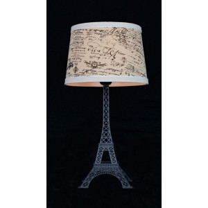 Настільна лампа Ейфелева вежа чорна, 1×E27 62см
