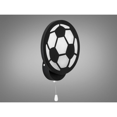Настінний led світильник футбольний м’яч білий 16 Вт з трьома режимами світла