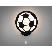 Настенный led светильник футбольный мяч белый 16 Вт с тремя режимами света