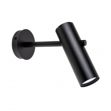 Настенный спот GU10 металл цилиндр 57×180 мм черный