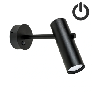 Настінний спот GU10 метал з кнопкою 57×180 мм