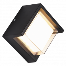 Настінний світильник 9Вт квадратна форма IP54 чорний