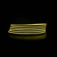 Неонова гнучка стрічка led 220V лимонно-жовта 6×12 мм 120 LED/м IP68