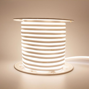 Неоновая лента 8х16 SMD 2835 светодиодная 10Вт IP65 120 д.м. белый теплый 220V (цена 1 м)